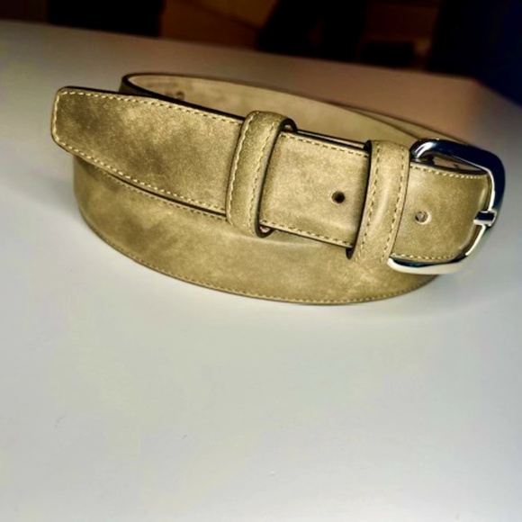 Maison Koly X Enzo Bonafe Dress Belt Handmade Khaki Museum - Picture 2 of 3
